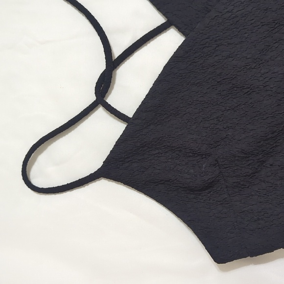 NWT Express Textured Cami Wrap Sheath Dress, Color Black Size XS-TP - Picture 12 of 16